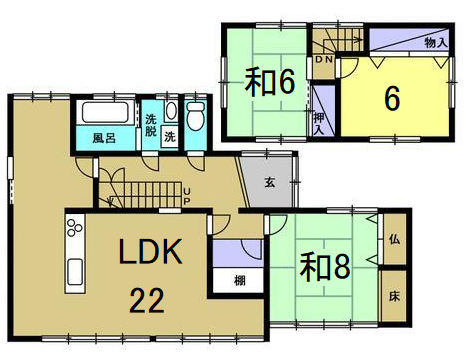富山県富山市向新庄町１丁目の中古一戸建て(1049万円)[2423833]の 