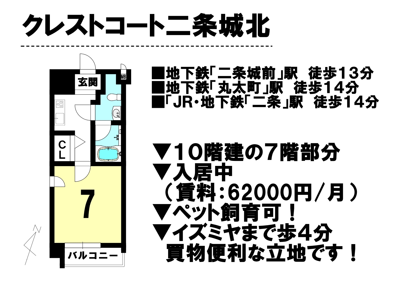 京都府京都市上京区日暮通丸太町 上る南伊勢屋町の中古マンション 1300万円 の不動産 住宅の物件詳細 ハウスドゥ Com Sp スマートフォンサイト