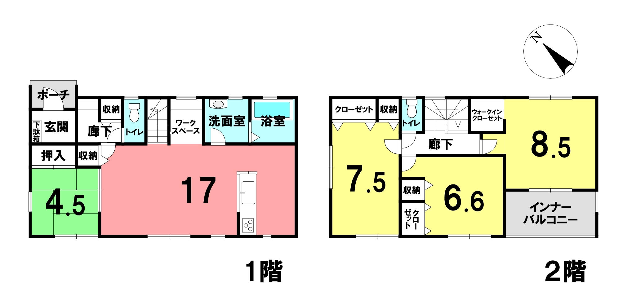 袋井市愛野20 1 新築分譲全3棟 ハウスドゥ磐田見付店 2557591 の不動産 住宅の物件詳細 ハウスドゥ Com スマートフォンサイト
