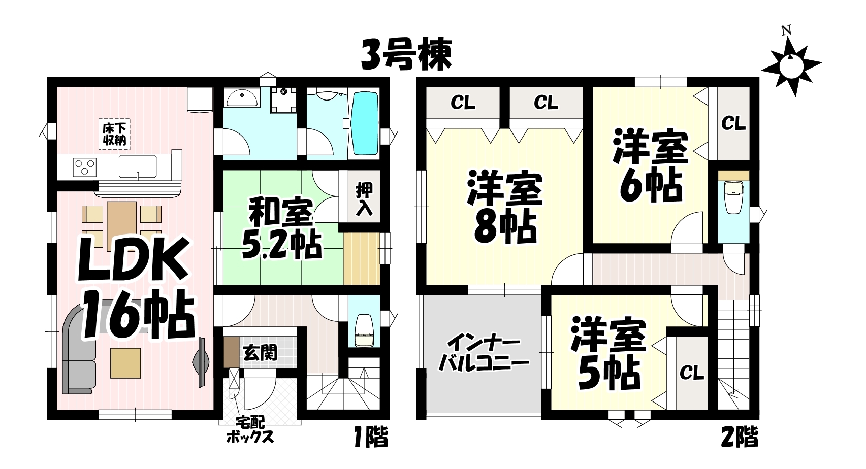 愛知県小牧市外堀３丁目の新築一戸建て 2490万円 の不動産 住宅の物件詳細 ハウスドゥ Com スマートフォンサイト