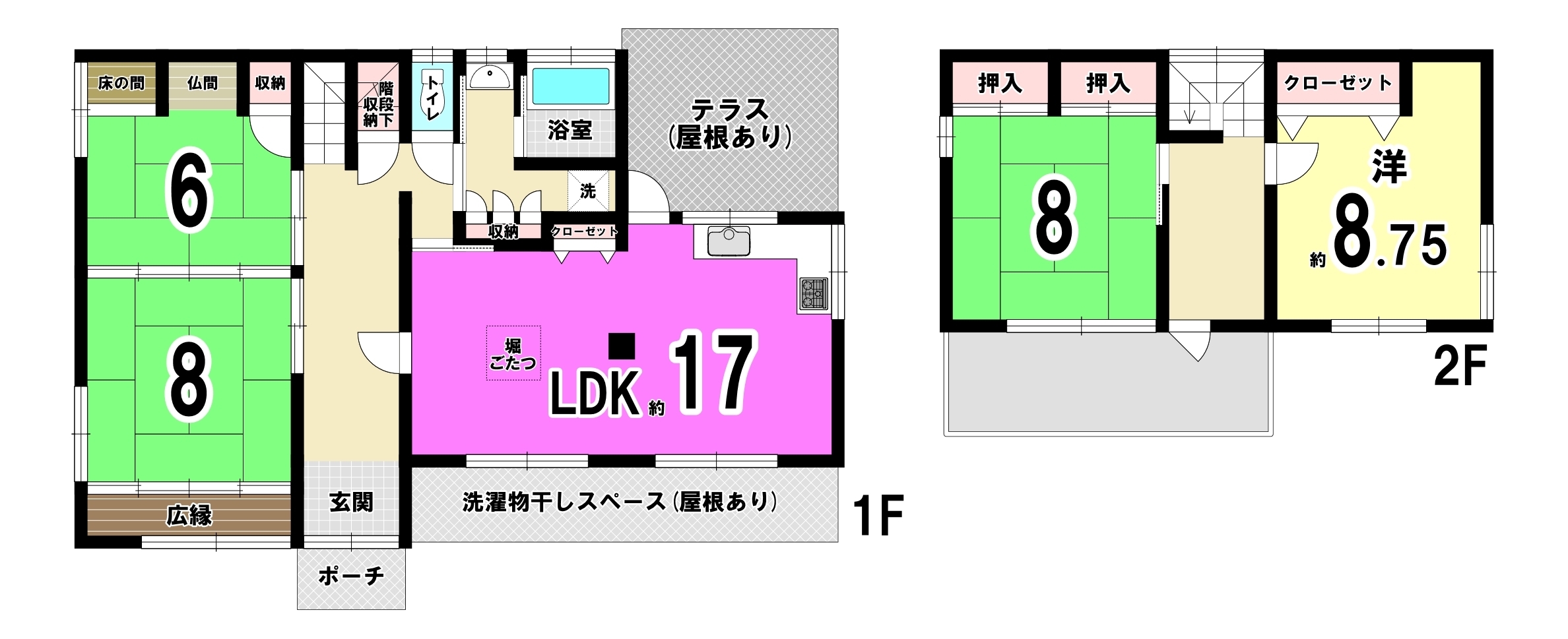 小倉南区朽網東 中古一戸建て 東朽網小 南曽根中学校 の不動産 住宅の物件詳細 ハウスドゥ Com スマートフォンサイト