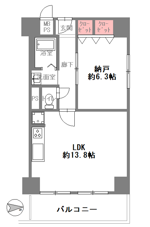 大阪府大阪市天王寺区上汐３丁目の中古マンション 1298万円 2696069 の不動産 住宅の物件詳細 ハウスドゥ Com スマートフォンサイト