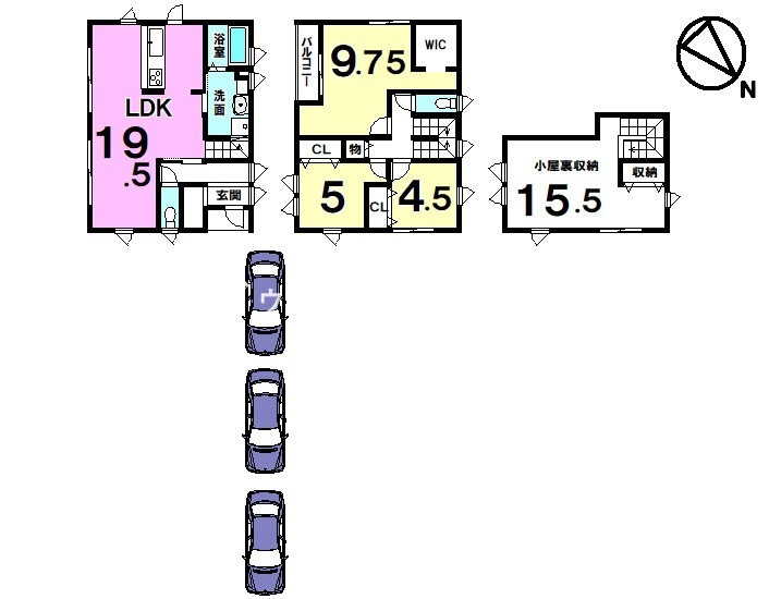 滋賀県栗東市下鈎の新築一戸建て 3498万円 の不動産 住宅の物件詳細 ハウスドゥ Com スマートフォンサイト