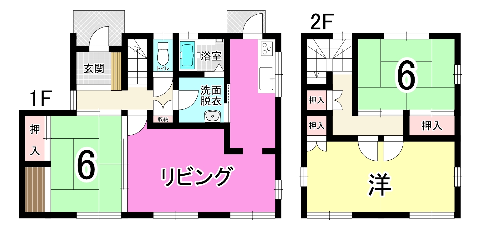 八幡東区中尾 中古戸建 高槻小 槻田中 の不動産 住宅の物件詳細 ハウスドゥ Com スマートフォンサイト