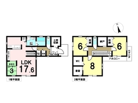 津島市江西町4丁目　全6棟　3号棟　中古一戸建て（未入居）