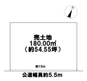 ●津島市中一色町弥六山　建築条件なし土地
