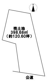 津島市藤浪町5丁目　建築条件なし土地