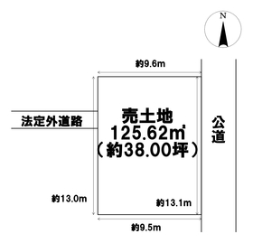 津島市常盤町2丁目　建築条件なし土地