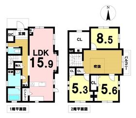 愛西市佐屋町道東　中古一戸建て