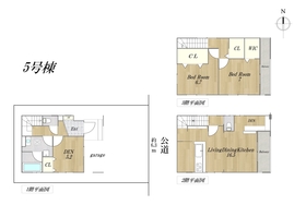 名古屋市熱田区三番町　全5棟　5号棟　未入居一戸建て