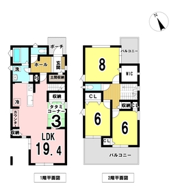 ＊一宮市浅井町　全5棟　1号棟　未入居一戸建て