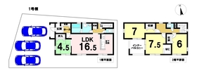 LiveleGarden.S愛西市草平町江ノ田　全5棟　1号棟　新築一戸建て