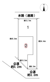 ＊ 一宮市西五城字山方　全2区画　2号地　建築条件なし土地