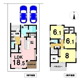 □一宮市浅野字神明下　全5棟　5号棟　新築一戸建て