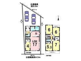 ケイアイフィットあま市篠田1期虱掛　全1棟　新築一戸建て