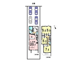 ブルーミングガーデン名古屋市南区中江2丁目　全1棟　新築一戸建て