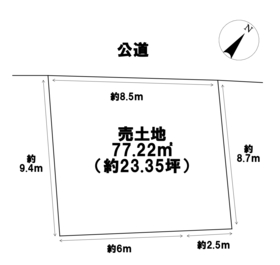 名古屋市南区上浜町　建築条件なし土地