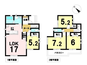 津島市南本町1丁目　全1棟　新築一戸建て