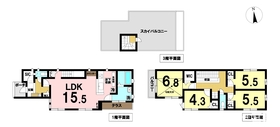 クレアスタウン一宮市馬見塚字長畑　新築一戸建て