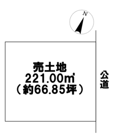 愛西市諏訪町古堤新田　建築条件なし土地