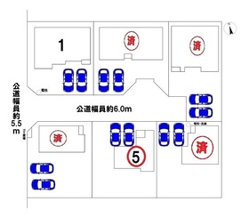 ※□ファーストタウン愛西市渕高町上八反　全6棟　5号棟　新築一戸建て