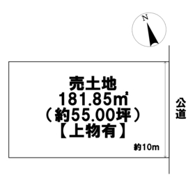 愛西市内佐屋町佐屋河原　建築条件なし土地