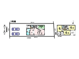 ○津島市鹿伏兎町西　全3棟　3号棟　新築一戸建て