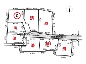 あま市石作北浦　全8区画　C区画　建築条件なし土地