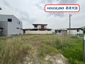 あま市中橋明円　建築条件なし土地