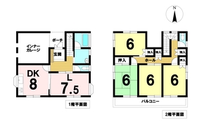 津島市百島町字居屋敷　中古一戸建て