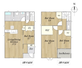 Livele Garden.s名古屋市港区小賀須3丁目　全2棟　1号棟　新築一戸建て