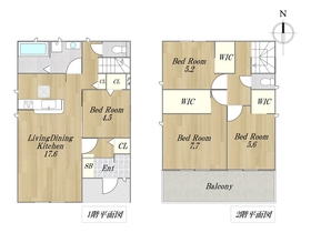 Livele Garden.s名古屋市港区小賀須3丁目　全2棟　2号棟　新築一戸建て