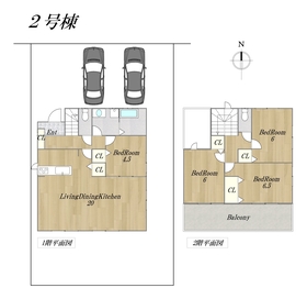 グラファーレ名古屋市港区宝神15期　全3棟　新築一戸建て　2号棟