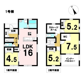 LiveleGarden.S愛西市諸桑町郷城　全5棟　1号棟　新築一戸建て