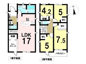 LiveleGarden.S愛西市西條町伊重　全4棟　3号棟　新築一戸建て