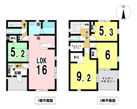 ＊一宮市小赤見　全4棟　2号棟　新築一戸建て