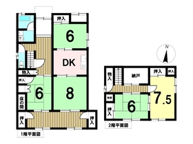 あま市小橋方花之木　中古一戸建て