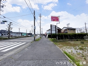 一宮市木曽川町黒田字新開　建築条件なし土地