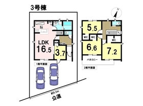 LiveleGardenS清須市西田中松本　全3棟　3号棟　新築一戸建て