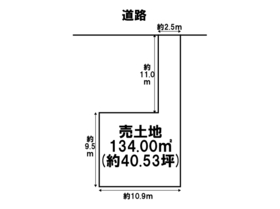 ●名古屋市守山区森孝1丁目　建築条件なし土地