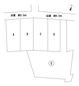 ＊一宮市瀬部字本郷　全5区画　建築条件なし土地
