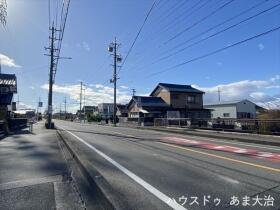 あま市七宝町沖之島東流　建築条件なし土地