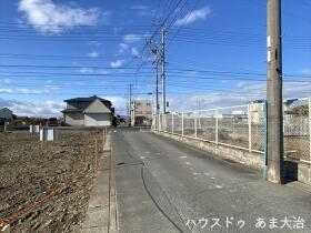 あま市七宝町沖之島東流　建築条件なし土地