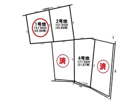 一宮市今伊勢町馬寄字東更屋敷　全5区画　1号地　建築条件なし土地