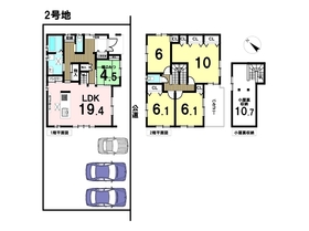 □四日市市西富田三丁目　全13棟　2号棟　新築一戸建て