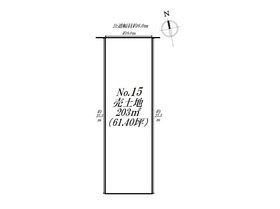 名古屋市港区大西2丁目 全20区画15号地　建築条件なし土地