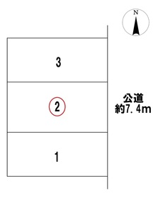 □一宮市三条字道東　全3棟　2号棟　新築一戸建て