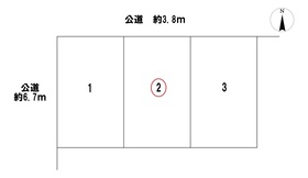 □一宮市三条字郷内西　全3棟　2号棟　未入居一戸建て