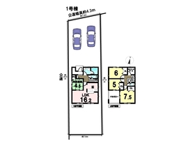 クレイドルガーデンあま市中萱津道場第5　全2棟　1号棟　新築一戸建て