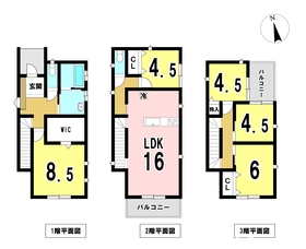 □一宮市今伊勢町宮後　全4棟　D号棟　新築一戸建て